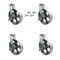 Service Caster 10'' Heavy Duty Semi Steel Cast Iron Caster Set with Brake and Swivel Lock, 4PK CRAN-SCC-KP92S1030-SSR-SLB-BSL-4 - alternate 1